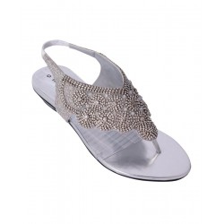 Majestic Sparkle Embellished Sling Back Sandals RG-004